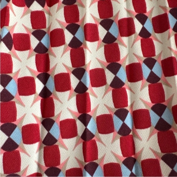 ANTHROPOLOGIE MAEVE Geometric Print
Pleated Midi Skirt, Size M. - Picture 8 of 15